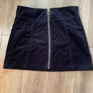 Corduroy miniskirt